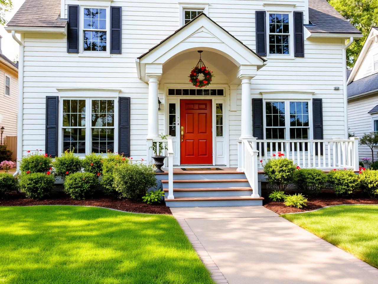 Bright interior enhanced by strategic painting before listing